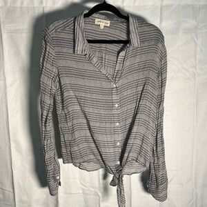 Anthropologie Cloth & Stone Button‎ Blouse- Small